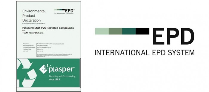 Plasper obtém a Declaração Ambiental de Produto (EPD) para seus compostos de PVC reciclado.