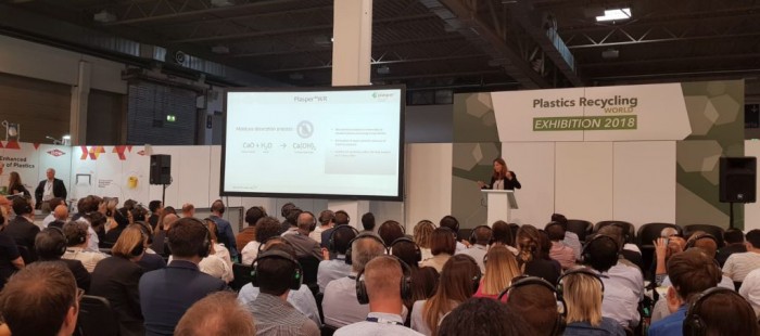 Conferencia de Plasper en la Plastic Recycling World Expo 2018